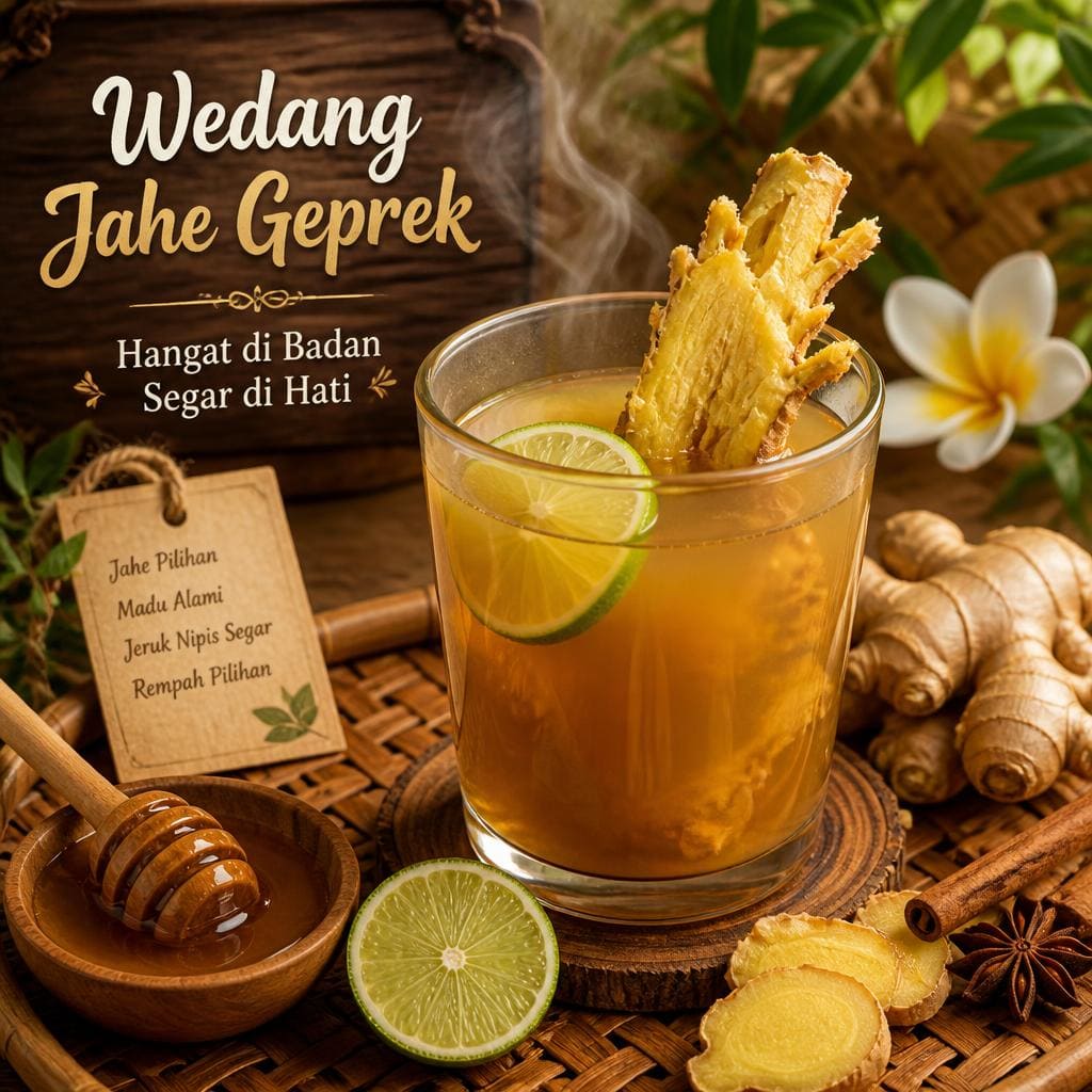 Wedang Jahe Geprek Warkop 3D